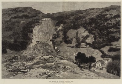 La Frana a Naini Tal, dopo la Caduta da Charles Auguste Loye